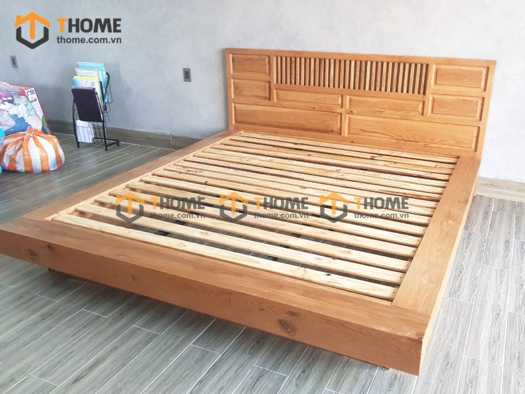 Hình ảnh thi công gỗ sồi tự nhiên nhà chị Lisa Nam Hòa Xuân TTTC-09SM