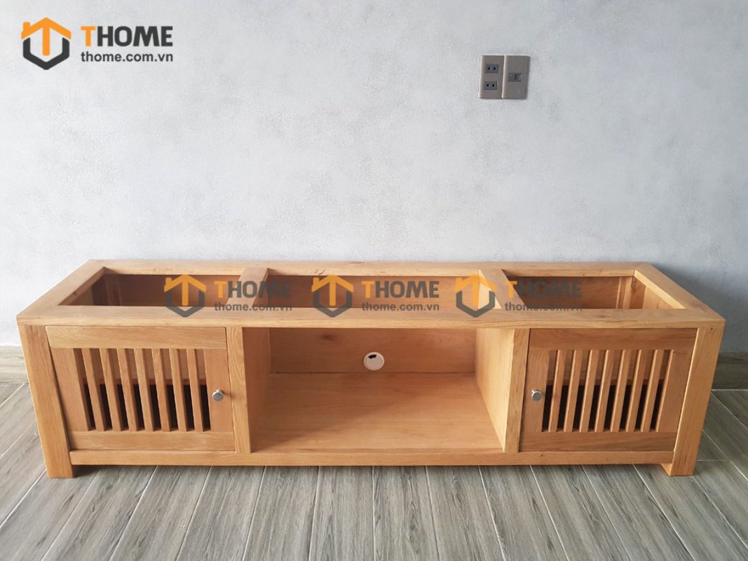 Hình ảnh thi công gỗ sồi tự nhiên nhà chị Lisa Nam Hòa Xuân TTTC-09SM