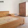 Hình ảnh thi công gỗ sồi tự nhiên nhà chị Mai Bà Huyện Thanh Quang TTTC-02SM