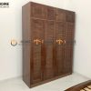 Hình ảnh thi công gỗ sồi tự nhiên nhà chị Ngân Thanh Quýt Quảng Nam TTTC-12SN