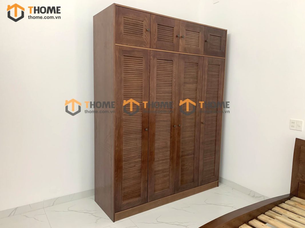 Hình ảnh thi công gỗ sồi tự nhiên nhà chị Ngân Thanh Quýt Quảng Nam TTTC-12SN
