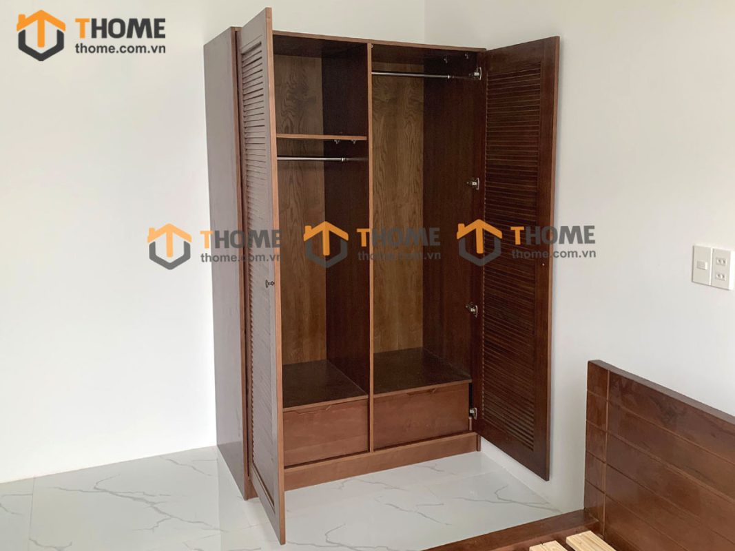 Hình ảnh thi công gỗ sồi tự nhiên nhà chị Ngân Thanh Quýt Quảng Nam TTTC-12SN