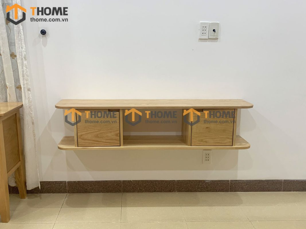 Hình ảnh thi công gỗ sồi tự nhiên nhà chị Tâm Thăng Long TTTC-13SN
