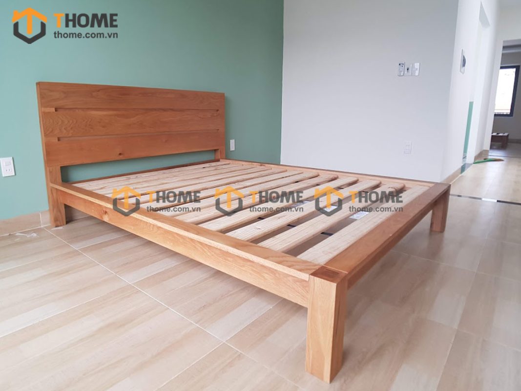 Hình ảnh thi công gỗ sồi tự nhiên nhà chị Thanh Hoàng Văn Thụ TTTC-20SM