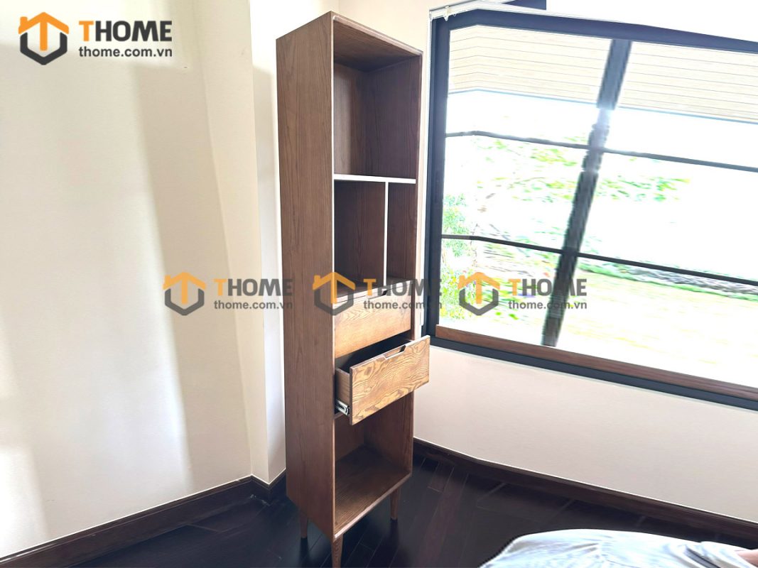 Hình ảnh thi công gỗ sồi tự nhiên nhà chị Trâm Sơn Trà TTTC-04SN