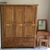 Hình ảnh thi công gỗ sồi tự nhiên nhà chị Uyên Phan Châu Trinh TTTC-18SM