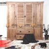Hình ảnh thi công gỗ sồi tự nhiên nhà chú Đại Trường Chinh TTTC-08SM
