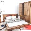Hình ảnh thi công gỗ sồi tự nhiên nhà chú Đại Trường Chinh TTTC-08SM