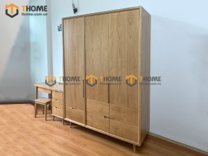 Hình ảnh thi công gỗ sồi tự nhiên nhà cô Bằng Lê Duy Đình TTTC-08SN