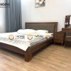Hình ảnh thi công gỗ sồi tự nhiên nhà chị Thu Nam Việt Á TTTC-02SN