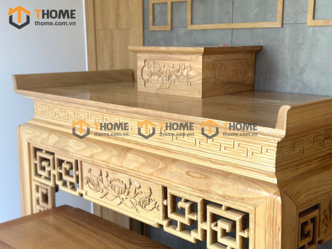 Hình ảnh thi công gỗ sồi tự nhiên nhà anh Vũ Điện Biên Phủ TTTC-21SN