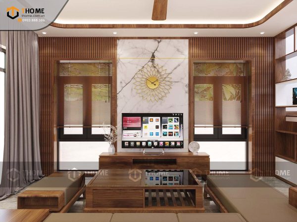 Thiết kế bộ phòng khách số 02 TKPK-02SN