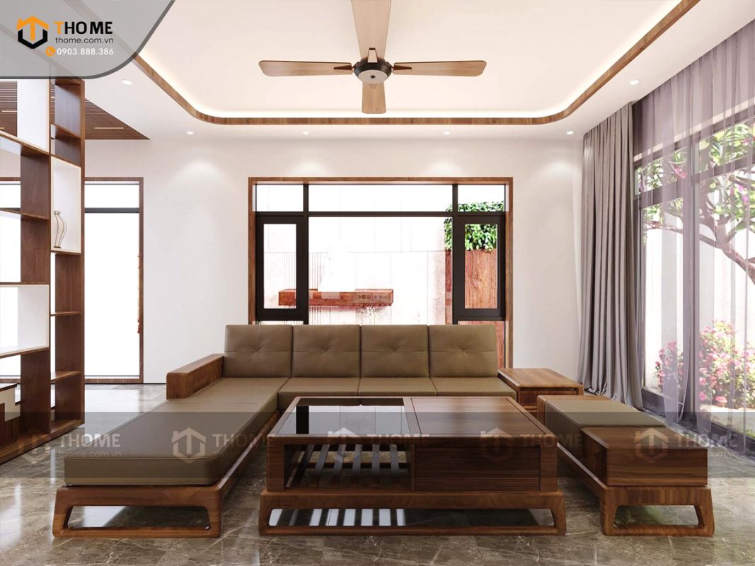 Thiết kế bộ phòng khách số 02 TKPK-02SN