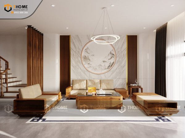 Thiết kế bộ phòng khách số 03 TKPK-03SN