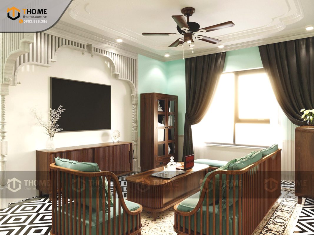Thiết kế bộ phòng khách số 04 TKPK-04SN