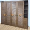 Tủ áo gỗ sồi tự nhiên thiết kế 08 TA-18SN