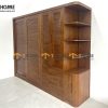 Tủ áo gỗ sồi tự nhiên thiết kế 09 TA-19SN