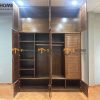 Tủ áo gỗ sồi tự nhiên thiết kế 10 TA-20SN