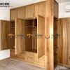 Tủ áo gỗ sồi tự nhiên thiết kế 15 TA-25SN