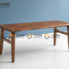 Bàn Ăn Gỗ Sồi Tự Nhiên Luca Chân Chữ H BAMG-23SN