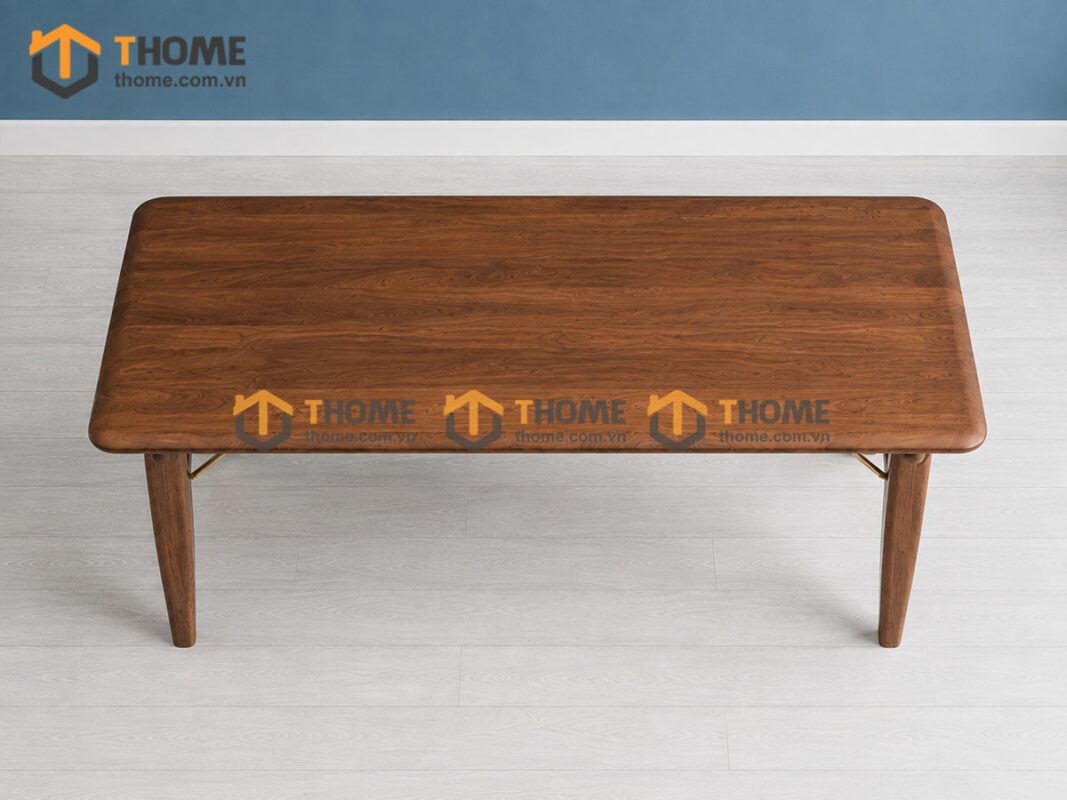 Bàn Ăn Gỗ Sồi Tự Nhiên Luca Chân Chữ H BAMG-23SN