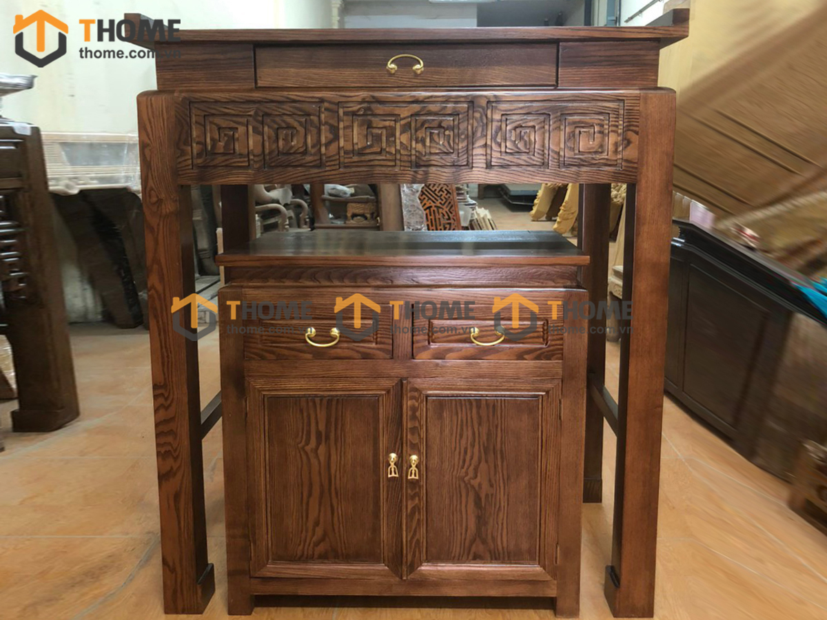 Bộ sưu tập tủ thờ sồi Nga số 02 TT-03SN