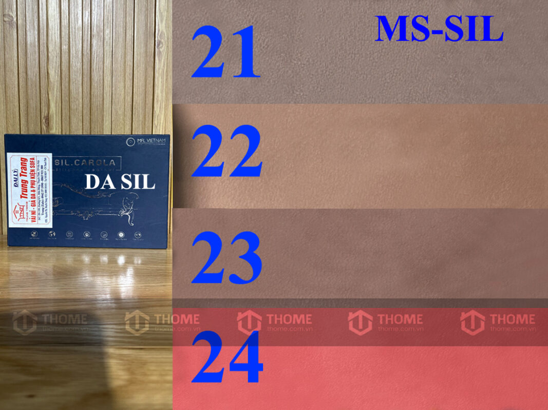 Da cho ghế sofa cao cấp mã số SIL