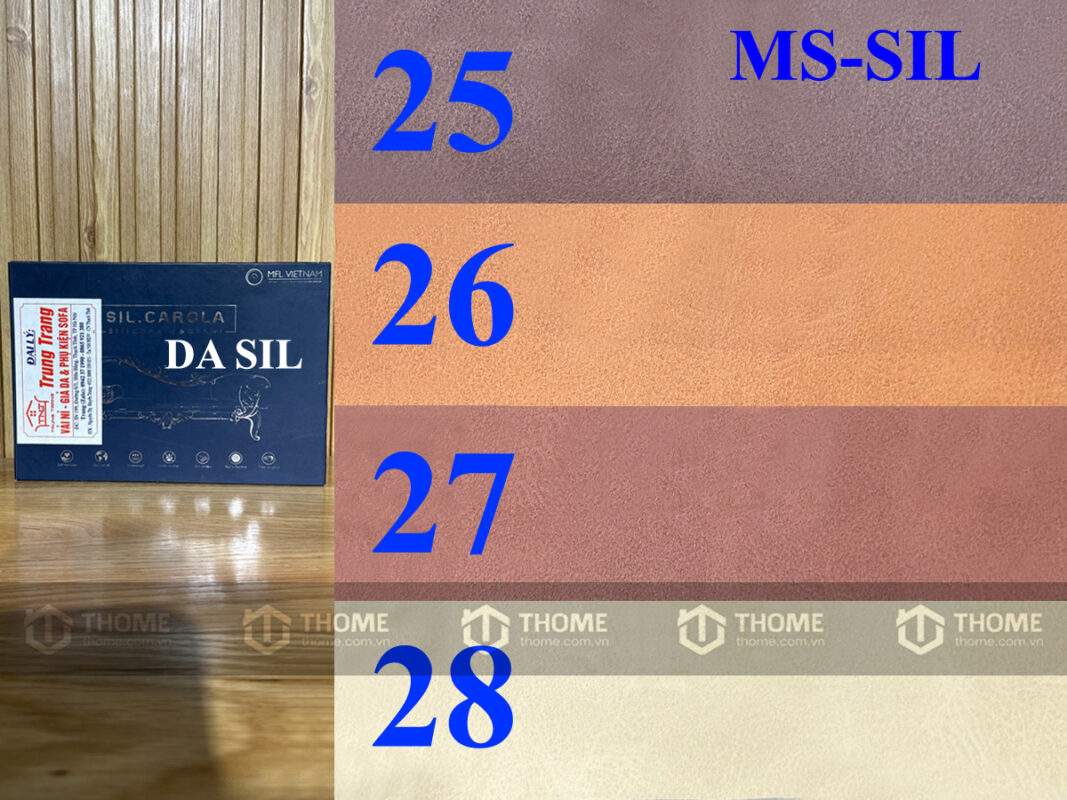 Da cho ghế sofa cao cấp mã số SIL