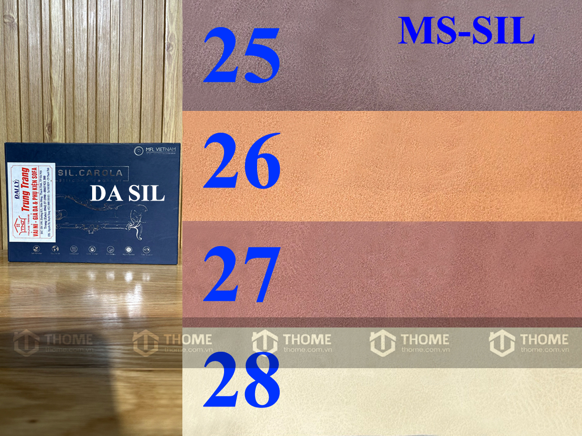 Da cho ghế sofa cao cấp mã số SIL