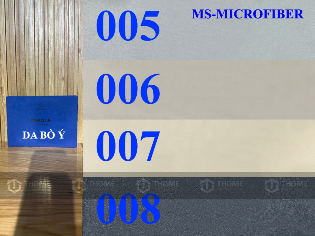 Da Cho Ghế Sofa Da Bò Ý Mã Số MICROFIBER CAROLA