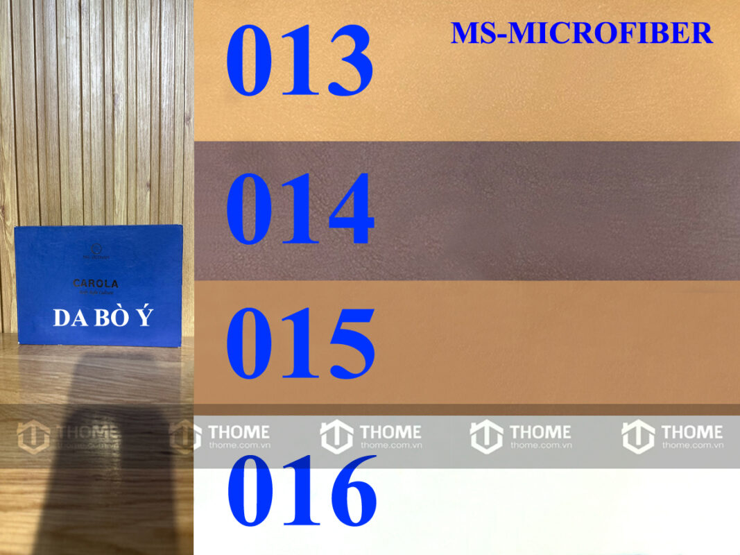 Da Cho Ghế Sofa Da Bò Ý Mã Số MICROFIBER CAROLA