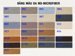 Da Cho Ghế Sofa Da Bò Ý Mã Số MICROFIBER CAROLA