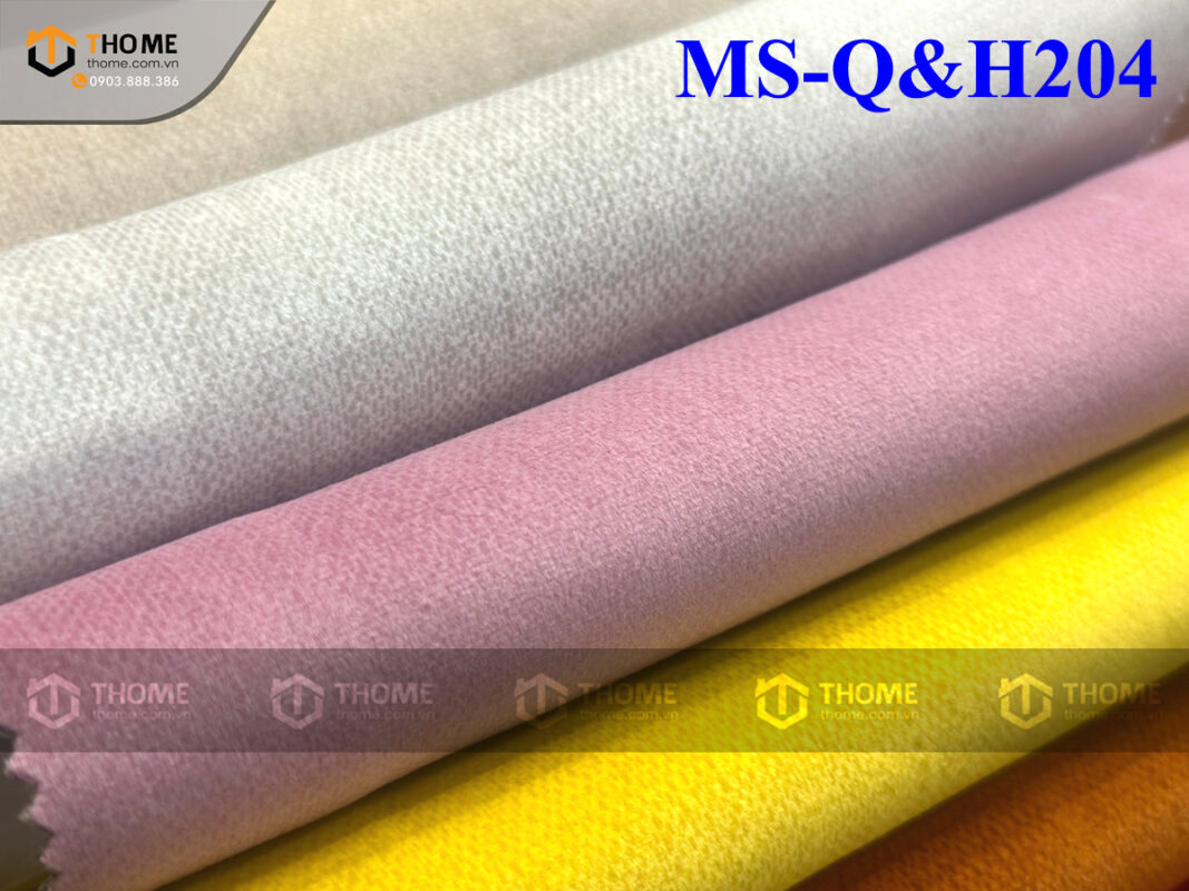 Vải nỉ cho ghế sofa thớ vải nhỏ mã số H&Q204