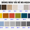 Vải Nỉ Cho Ghế Sofa Thớ Vải Nhỏ Nhập Khẩu Hàn Quốc Mã Số HQ204