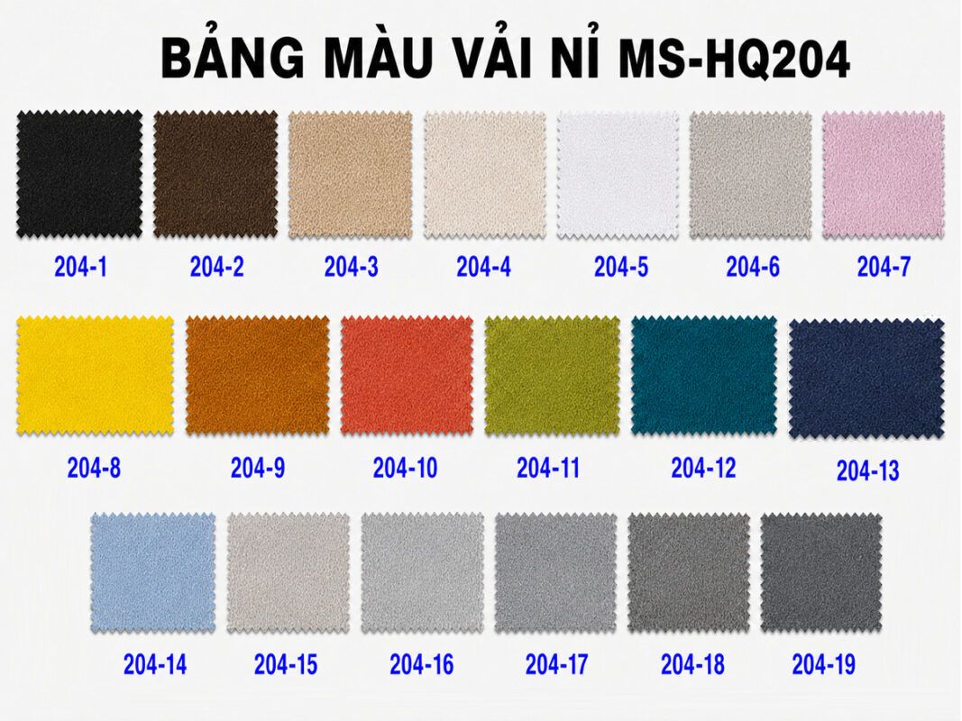 Vải Nỉ Cho Ghế Sofa Thớ Vải Nhỏ Nhập Khẩu Hàn Quốc Mã Số HQ204