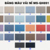 Vải Nỉ Cho Ghế Sofa Thớ Vải To Vừa Phải Mã Số QH891