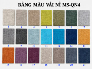 Vải Nỉ Cho Ghế Sofa Thớ Vải Thô, To Mã Số QN4