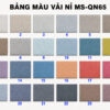 Vải Nỉ Cho Ghế Sofa Thớ Vải To Vừa Phải Mã Số QN65