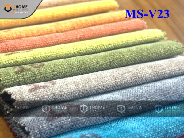 Vải nỉ cho ghế sofa thớ vải thô, to mã số V23
