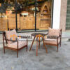 Bàn ghế cafe sofa Cogo gỗ sồi tự nhiên BGCF-01SOFA