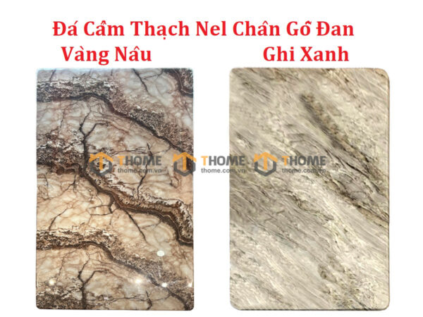 Mặt Đá Cẩm Thạch Nel Chân Gỗ Đan Nhập Khẩu MĐ-04NK