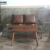 Bàn Ghế Cafe Sofa Moon Chân Sắt BGCF-03SOFASAT