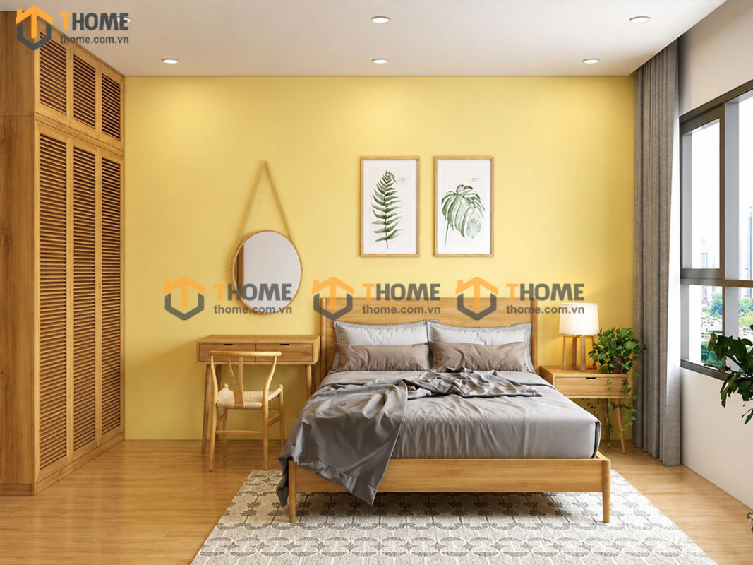 Bộ Sưu Tập Phòng Ngủ Số 01 Gỗ Sồi Tự Nhiên TKPN-01SM