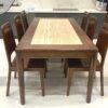 Bộ Bàn Ăn Lux Lọt Đá 6 Ghế (Nhiều Mẫu Ghế) Gỗ Sồi Tự Nhiên BBA6-27SN