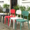 Bàn Ghế Cafe Nhựa Nhập Khẩu Kiểu 02 BGCF-02NHUA