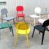 Bàn Ghế Cafe Nhựa Nhập Khẩu Kiểu 03 BGCF-03NHUA