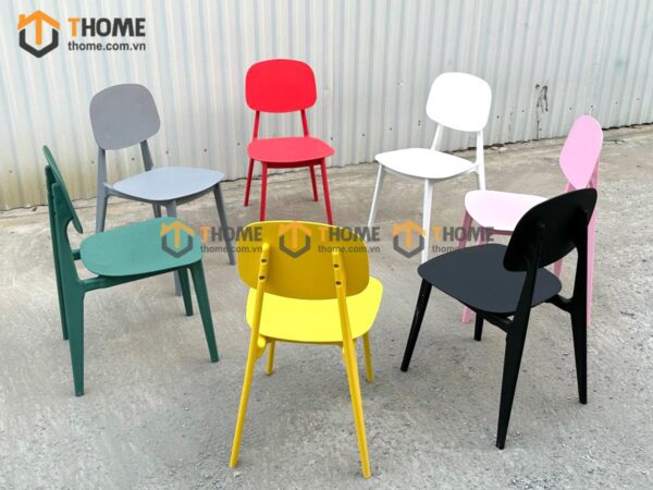 Bàn Ghế Cafe Nhựa Nhập Khẩu Kiểu 03 BGCF-03NHUA