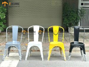 Bàn Ghế Cafe Nhựa Nhập Khẩu Kiểu 05 BGCF-05NHUA