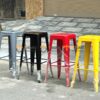 Bàn Ghế Cafe Nhựa Nhập Khẩu Kiểu 06 BGCF-06NHUA