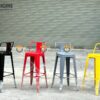 Bàn Ghế Cafe Nhựa Nhập Khẩu Kiểu 07 BGCF-07NHUA